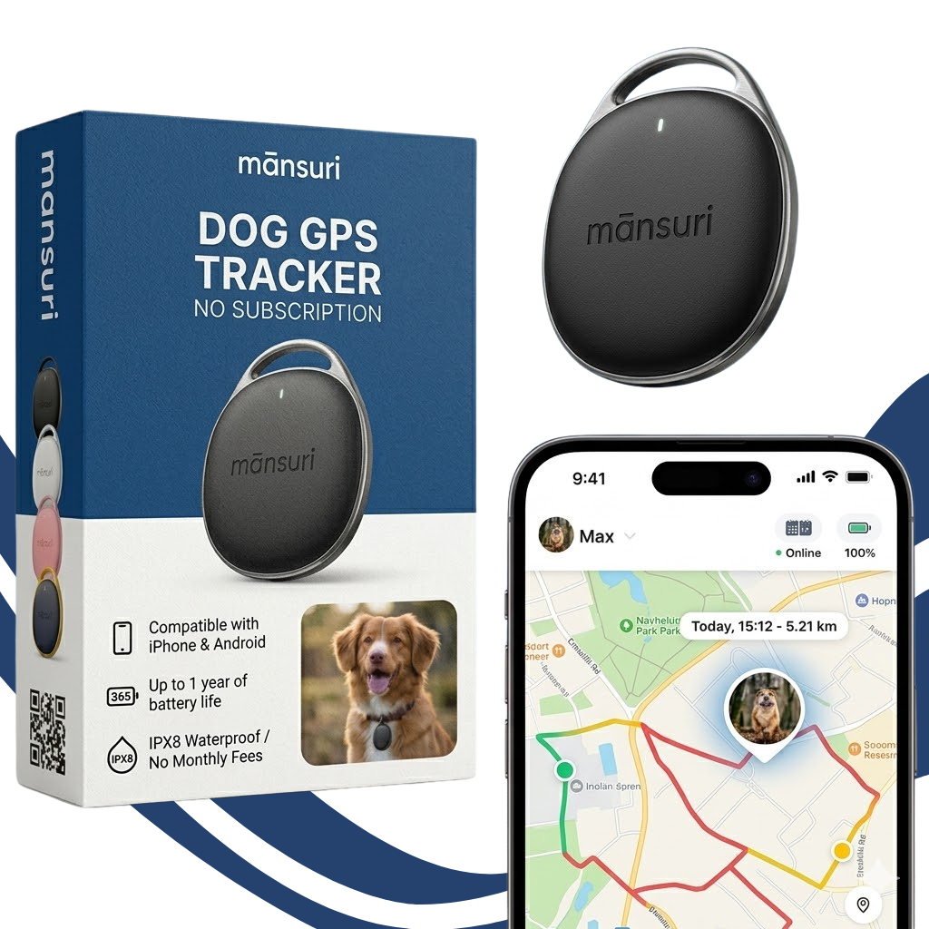 GPS Dog Tracker with No Subscription - Mansuri
